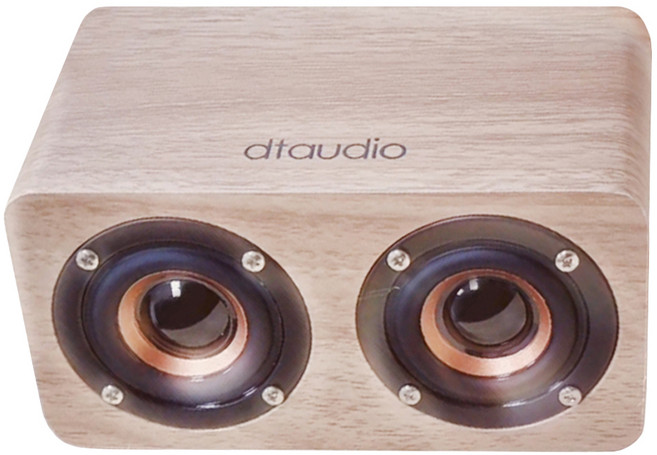 DTAudio K5A 木質藍芽喇叭 藍芽5.2 細膩音色 6W大輸出, 淺色