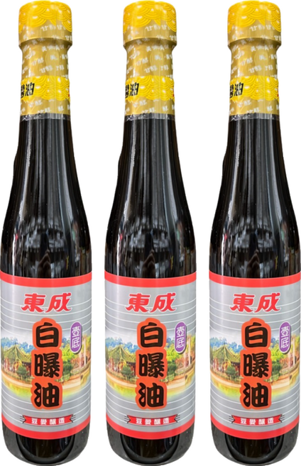 東成 壺底白曝油, 430ml, 3瓶