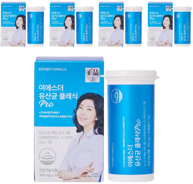에스더포뮬러 여에스더 유산균 클래식 Pro 30캡슐, 5개, 30회분