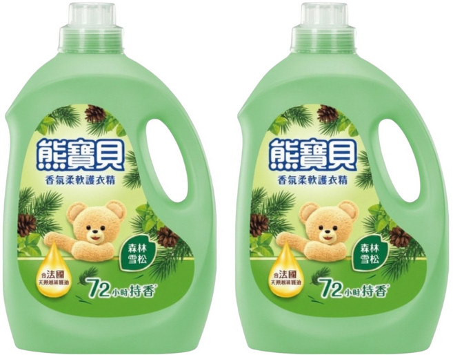Snuggle 熊寶貝 柔軟護衣精 森林雪松, 3L, 2桶