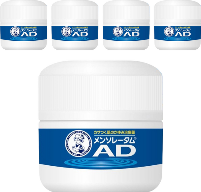 MENTHOLATUM 曼秀雷敦 日本AD滋潤乳液, 5入, 145g