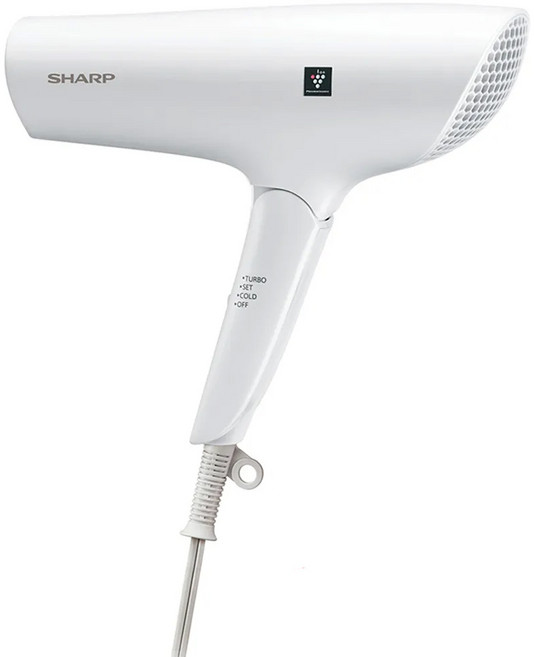 SHARP 夏普 PCI自動除菌離子吹風機 575g, IB-P601T-W, 絲緞白
