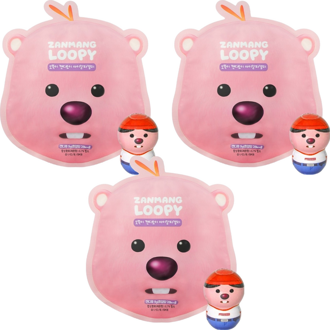 잔망루피 오뚝이 캔디토이, 9g, 3개