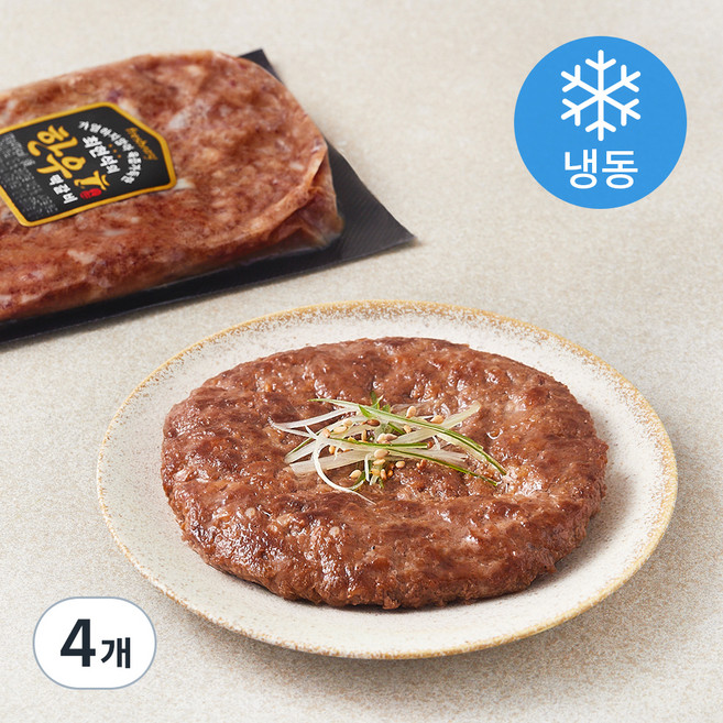 프레시지 가열하지 않아 육즙 가득한 최현석의 한우 떡갈비 (냉동), 170g, 4개