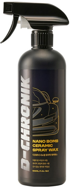 D-CHRONIC Nano Bomb汽車美容水蠟, 1個, 500ml