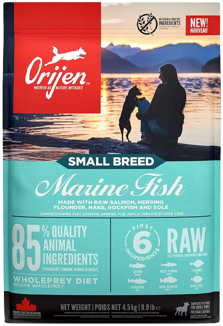 Orijen 歐睿健 飼料 小型海洋魚 犬用, 海洋魚, 4.5kg, 1袋