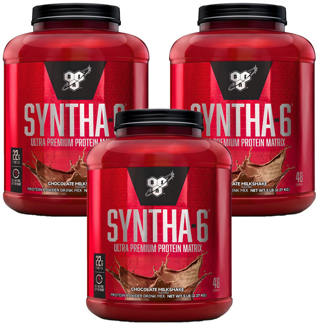 신타6 정품 프로틴 파우더 초코맛, 2.27kg, 3개