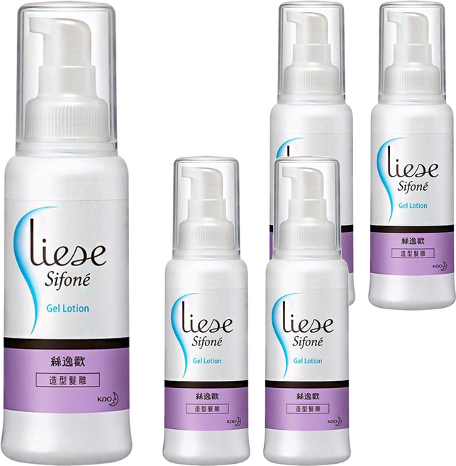 Liese 莉婕 塑髮系列造型髮雕, 100ml, 5瓶