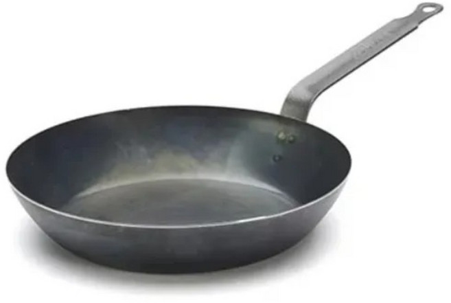 de Buyer 畢耶 原礦里昂系列 平底極輕炒鍋 0.6kg, 24cm, 1個