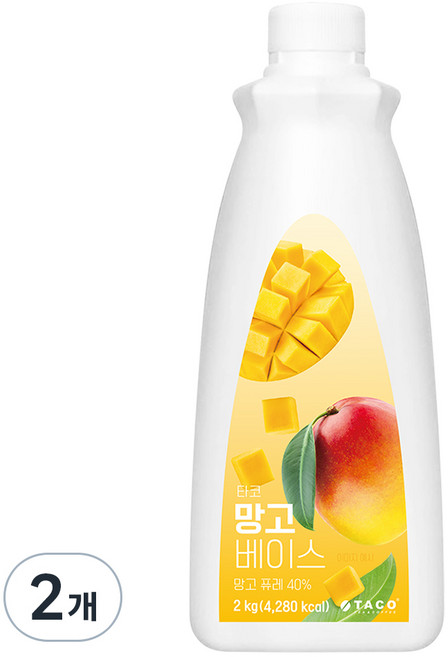 타코 망고베이스, 2kg, 2개