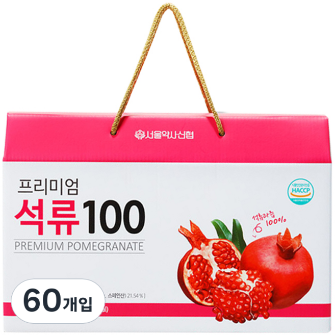 서울약사신협 프리미엄 석류즙 100, 2박스, 2.4L