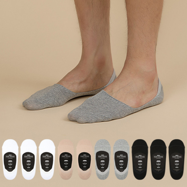 GGRN 여성용 빅사이즈 로우컷 페이크삭스 10켤레 세트