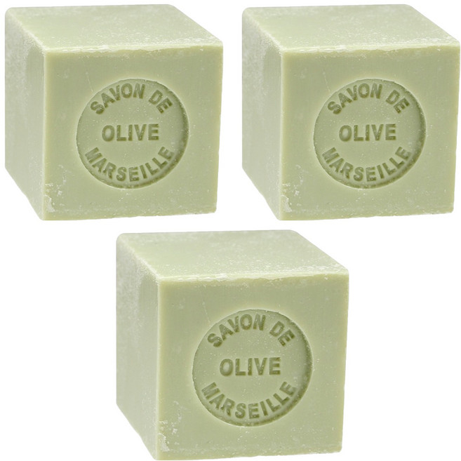 Theophile Berthon 台灣公司貨 橄欖油馬賽皂, 3個, 100g