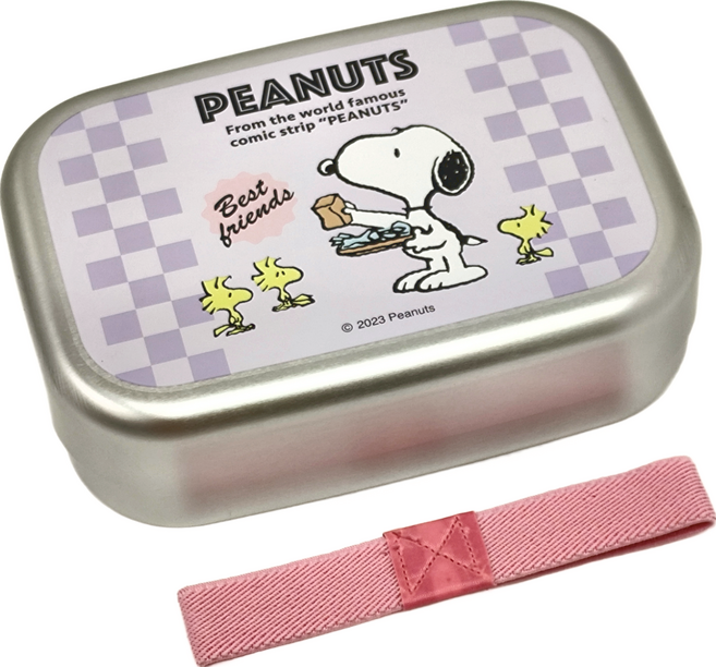 Skater 金屬鋁蒸飯盒/便當盒 370ml, 1個, Snoopy