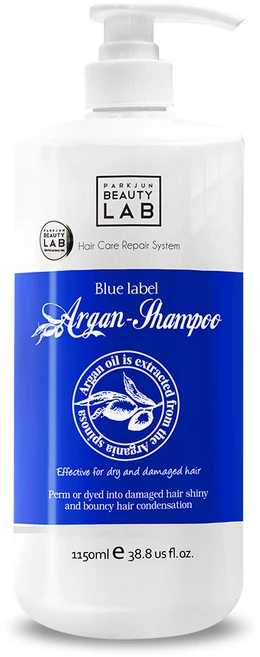 박준뷰티랩 블루라벨 아르간 샴푸, 1.15L, 1개 - 쿠팡