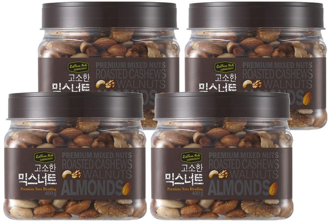 RichFarm Nuts Premium綜合堅果, 400g, 4罐