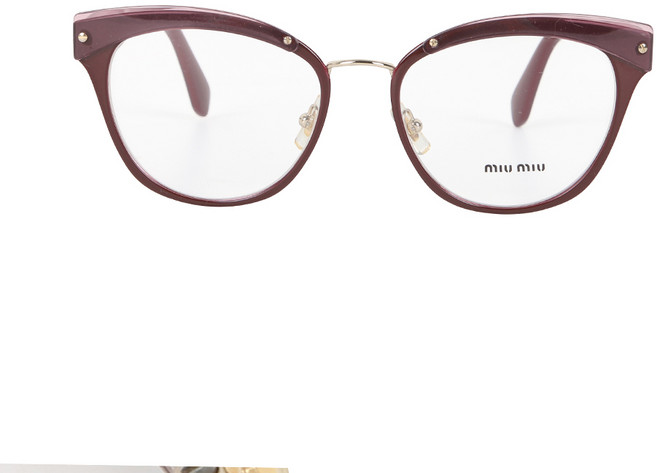 미우미우 안경 뿔테 0MU 54QV-CCG1O1