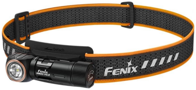 FENIX V2.0 高性能輕便型頭燈 附AA電池1顆 雙光源 300流明, 黑色, 1個