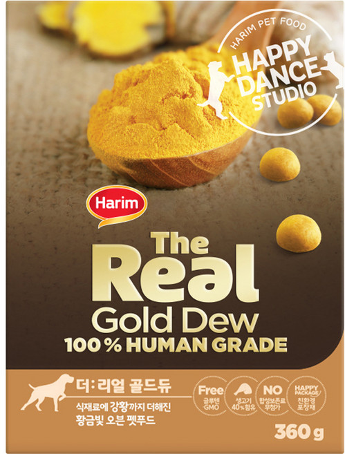 하림펫푸드 강아지 더리얼 골드듀 건식사료, 닭, 360g, 1개