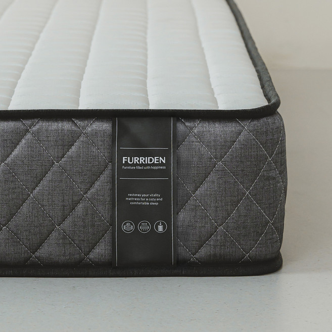 퍼리든 플레인 포켓 독립스프링 매트리스 Q 고객직접설치, 210mm, 미디엄