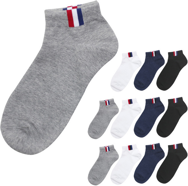 이지레그 남성용 내셔널 스니커즈 양말 12켤레