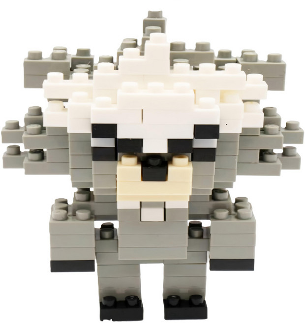 nanoblock 河田積木 迷你積木 NBPM-076, 熊徒弟, 1個