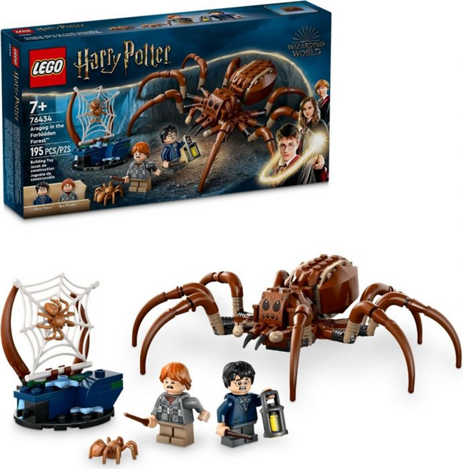 LEGO 76434 禁忌森林 阿辣哥 Aragog in the Forbidden ForestTM, 多色, 1盒