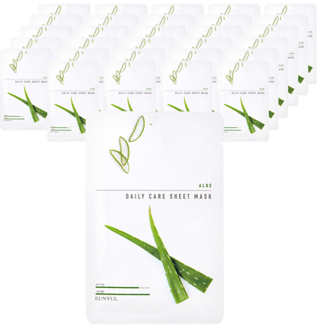 은율 알로에 데일리 케어 시트 마스크, 1개입, 30개