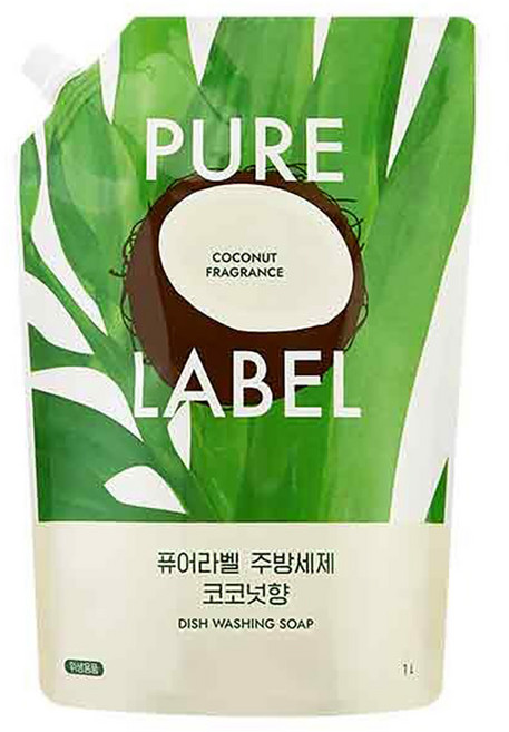 퓨어라벨 주방세제 코코넛향 리필, 1개, 1L