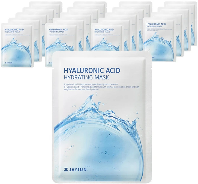 제이준 히알루론산 하이드레이팅 마스크팩, 1개입, 20개 - 쿠팡