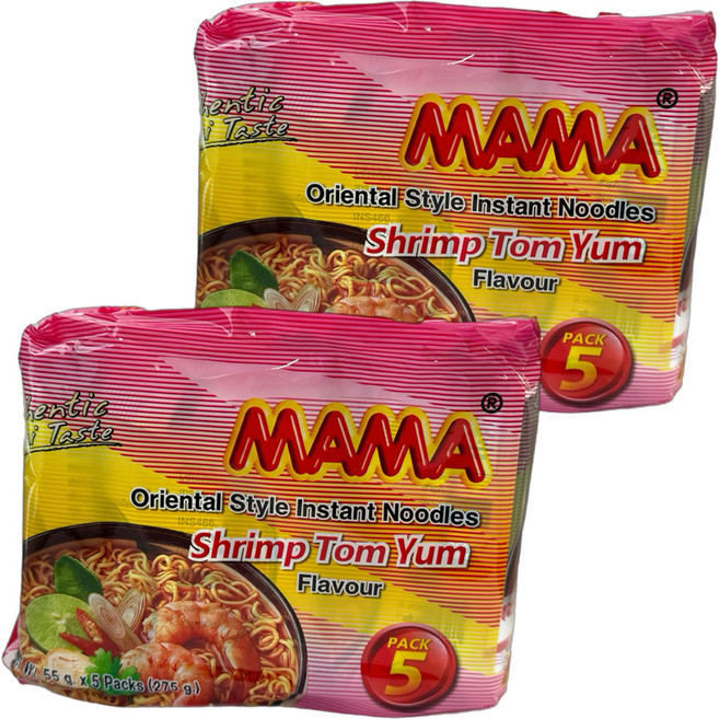 마마 새우 톰얌맛 라면 55g, 10개