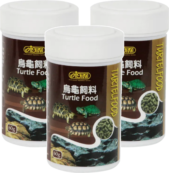 ISTA 伊士達 烏龜飼料, 60g, 3罐