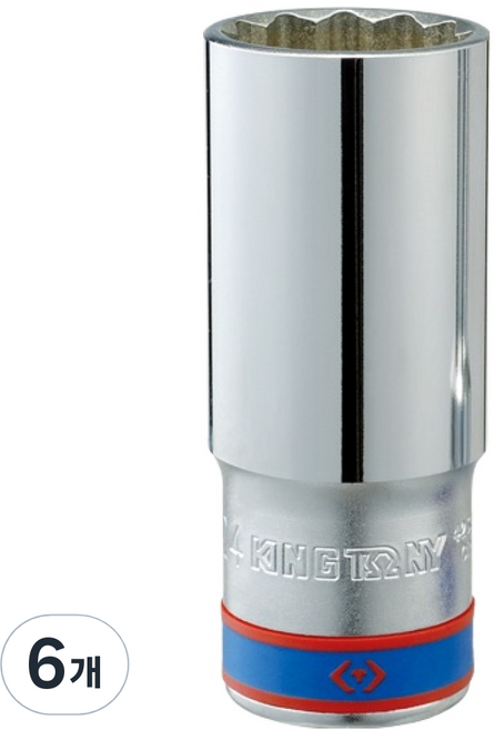 KING TONY 金統立 長套筒 12角 1 / 2 19 423019M, 6個