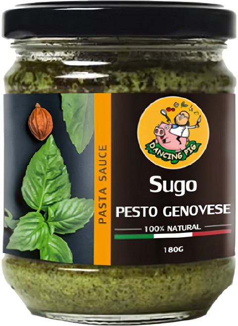 DANCING PIG 豬跳舞 義式羅勒青醬, 180g, 1罐