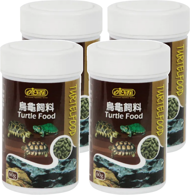 ISTA 伊士達 烏龜飼料, 60g, 4罐