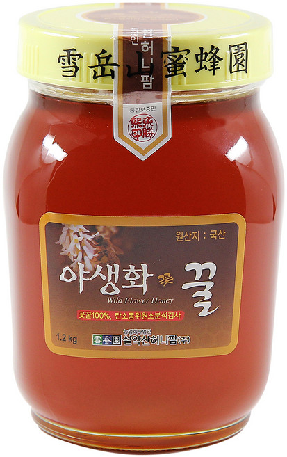 설악산허니팜 야생화꿀, 1개, 1.2kg