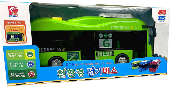 피노키오 친환경 전기버스 작동완구, 랜덤발송, 1개