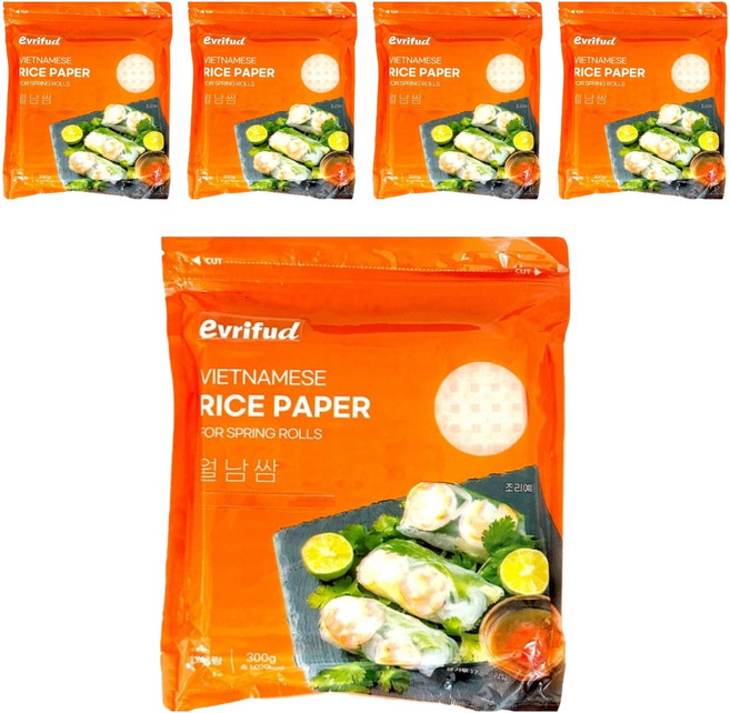 Cook Shop 方形越南春捲米紙, 300g, 5個