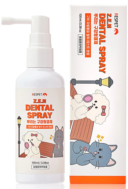 리스펫랩 반려동물 뿌리는 치약 구강청결제, 100ml, 1개 - 쿠팡