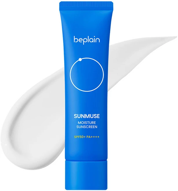 [비건뷰티] 비플레인 선뮤즈 모이스처 선크림 SPF50+ PA++++, 50ml, 1개 - 쿠팡