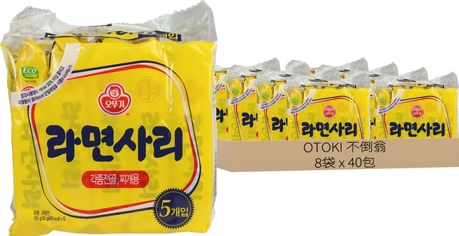 OTOKI 不倒翁 Q拉麵 純麵條, 40包