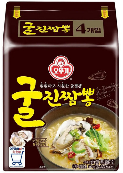 OTOKI 不倒翁 真牡蠣風味拉麵, 4包