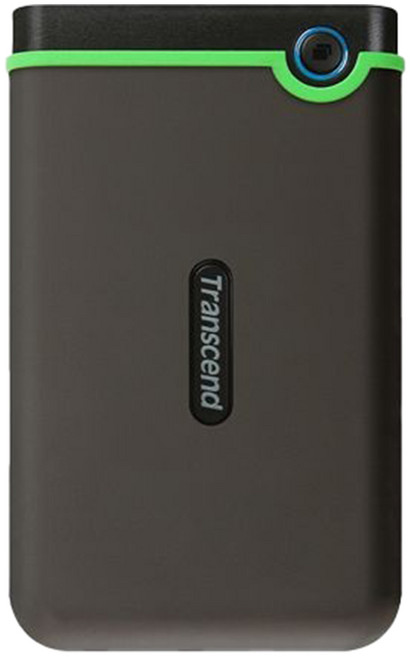 Transcend 創見 Storejet 25M3 防震外接硬碟 USB 3.1 Gen 1 極速傳輸 台灣製造, 4TB, 灰色