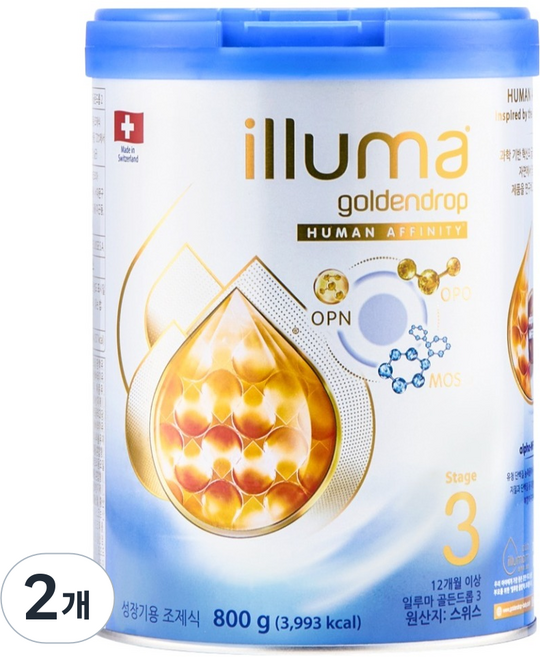 illuma 啟賦 配方奶粉 3階段, 2個, 800g