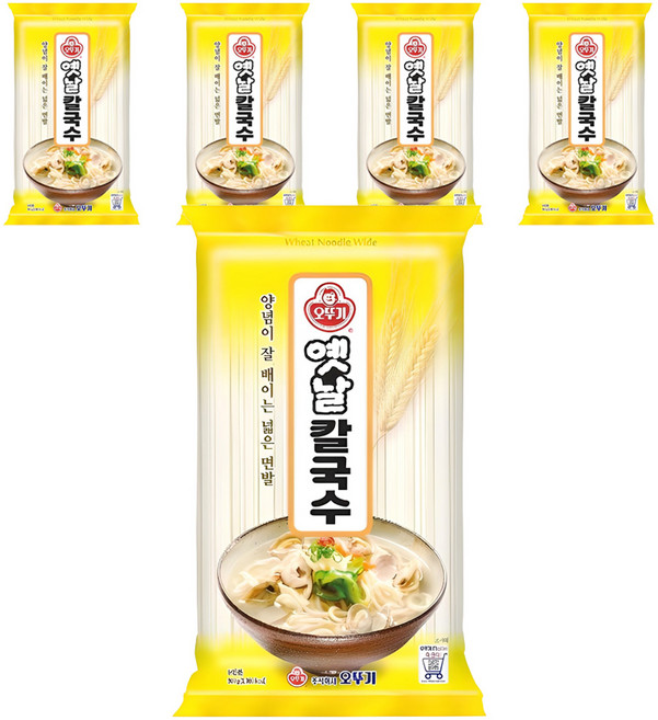 오뚜기옛날 칼국수, 900g, 5개