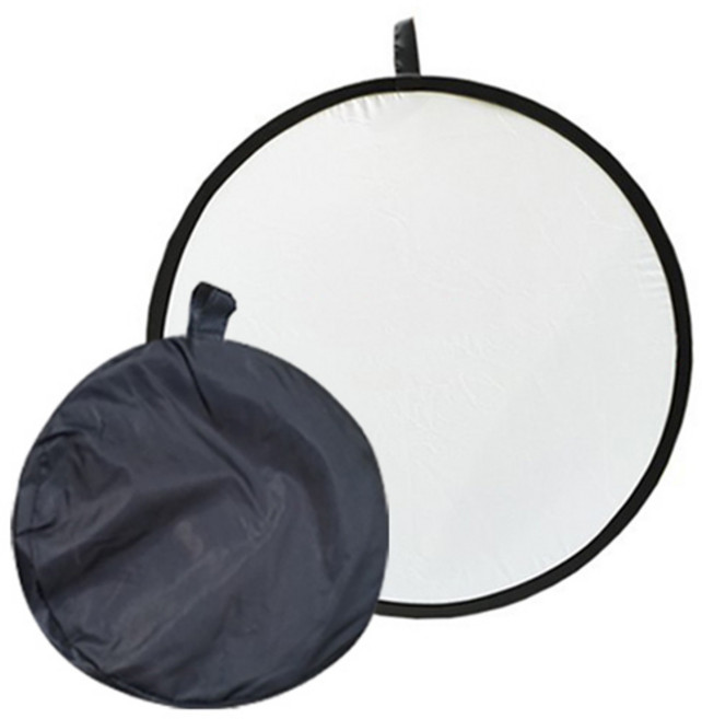 생활살림 사진 영상 촬영 조명 원형 반사판 110cm, 1개