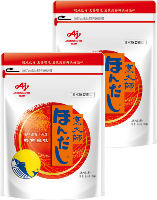 HONDASHI 烹大師 鰹魚風味調味料, 1kg, 2包