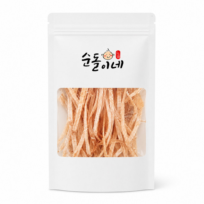 Soondol Q彈魷魚 乾魷魚 魷魚棒 絲, 1個, 150g