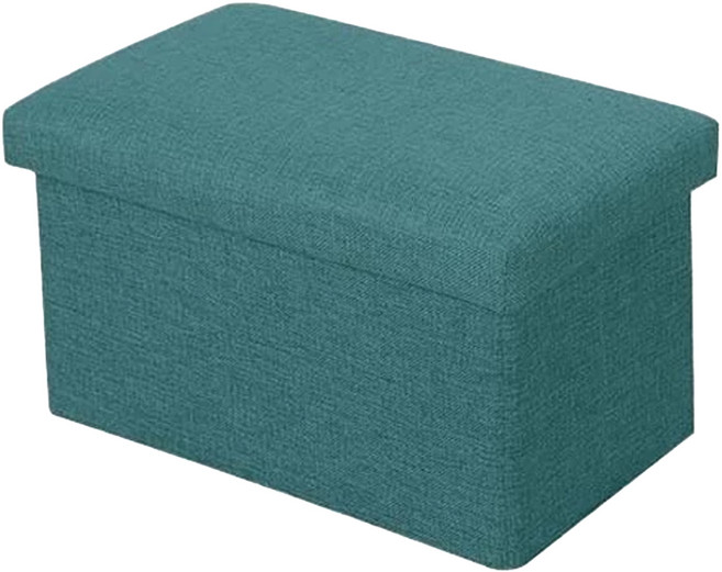 長方形收納椅 40 x 25 x 25cm, 1個, 豆綠色