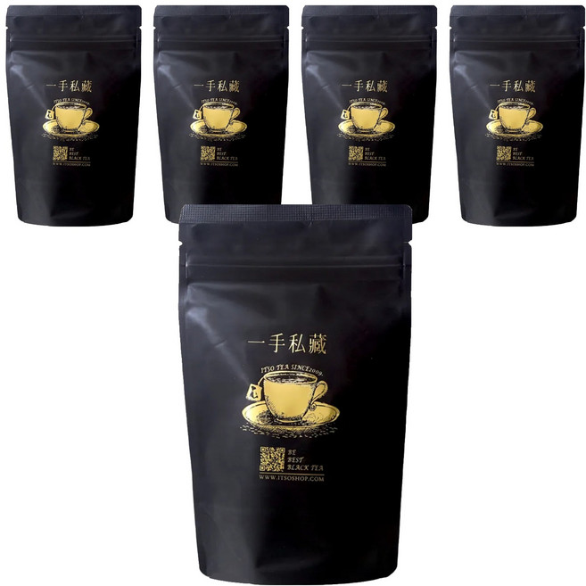 ITSO 一手私藏 英式格雷伯爵紅茶茶包, 10包, 3g, 5袋